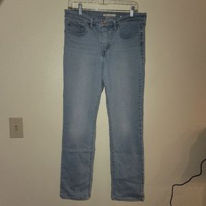 Levi's 314 Shaping Straight Light Wash Jeans Size 31